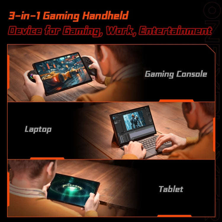 ONE-NETBOOK OneXPlayer X1 10.95 inch Handheld Game Console, 32GB+2TB, Windows 11 AMD Ryzen 7 8840...
