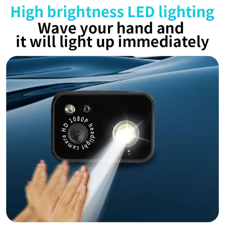 D7 1080P Head-mounted Lighting Camera LED Motion Sensor Video Recording Lighting Camera