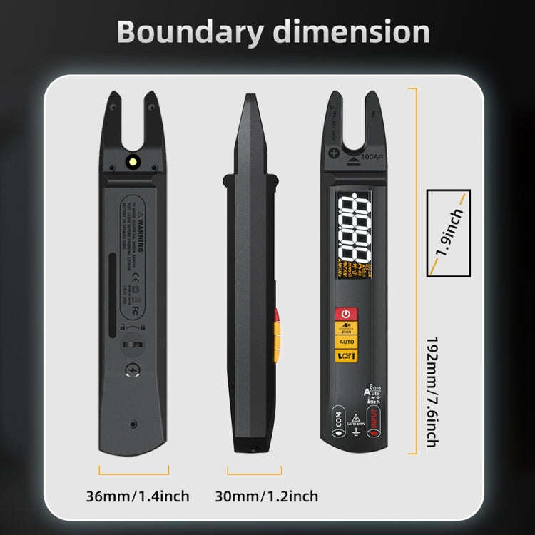 BSIDE U1 AC / DC Clamp Meter Electric Pen Current Digital Multimeter