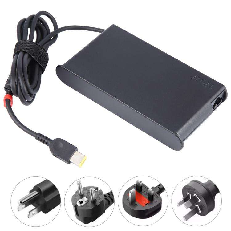 170W 20V 8.5A Laptop Notebook Power Adapter with Big Square USB Port For Lenovo Thinkpad / ThinkB...