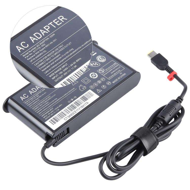 230W 20V 11.5A Laptop Notebook Power Adapter with Big Square USB Port For Lenovo Thinkpad / Think...