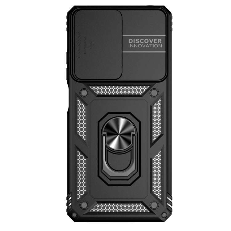 For Xiaomi Redmi Note 12 Pro 5G Global Sliding Camshield Holder Phone Case(Black)