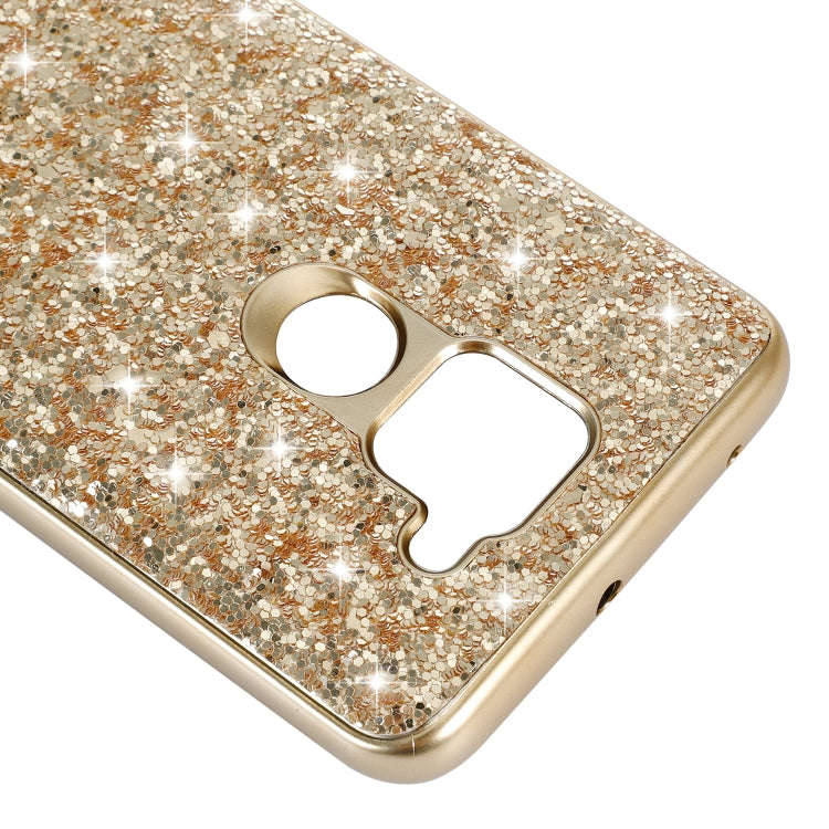 For Xiaomi Redmi Note 9 / 10X 4G Glitter Powder Shockproof TPU Protective Case(Gold)