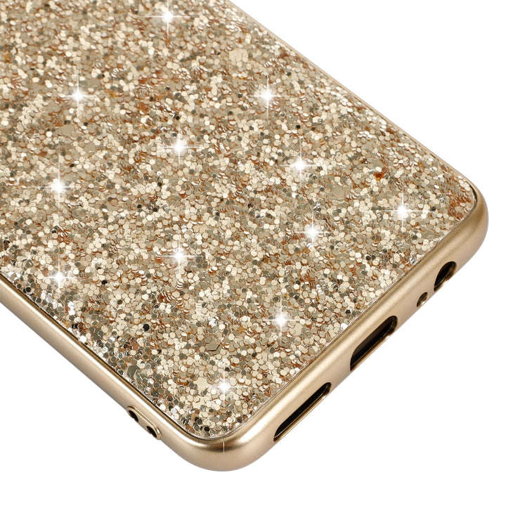 For Xiaomi Redmi Note 9 / 10X 4G Glitter Powder Shockproof TPU Protective Case(Gold)