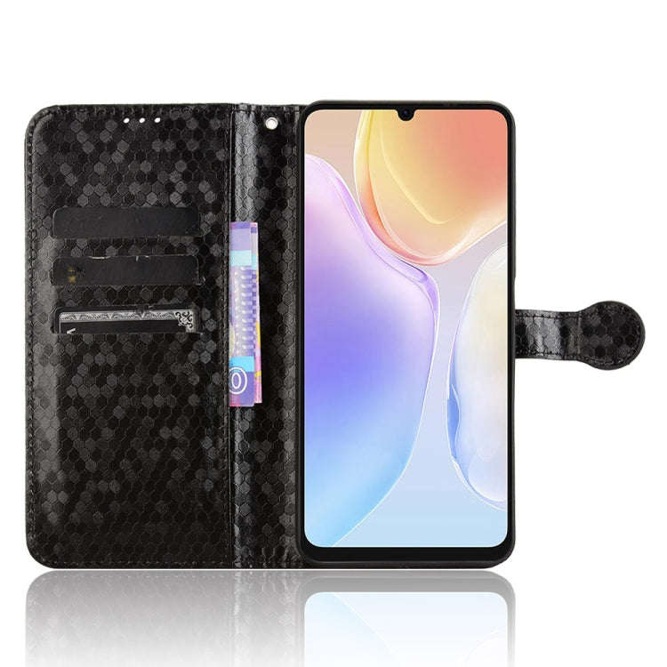 For Ulefone Note 20 Pro Honeycomb Dot Texture Leather Phone Case(Black)