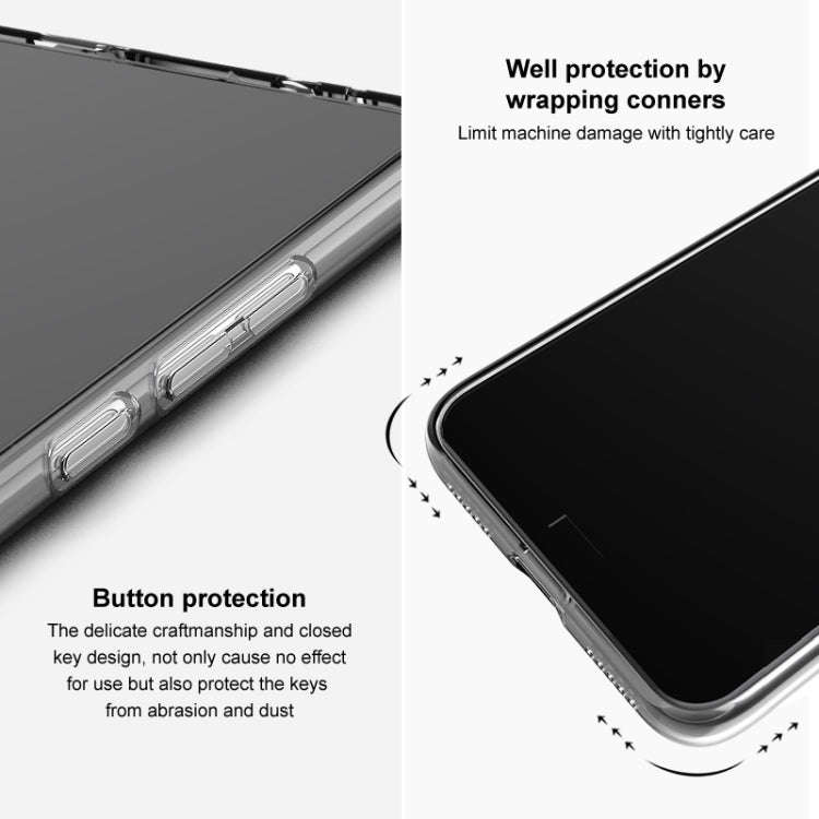For OnePlus Ace 3 Pro IMAK UX-5 Series Transparent Shockproof TPU Protective Case