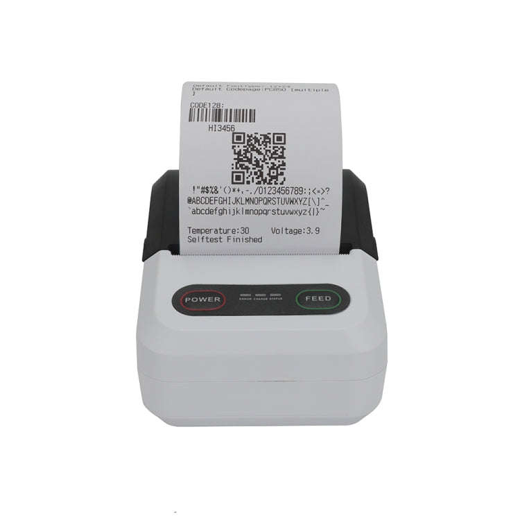 BT-583 58mm USB-C/Type-C + Bluetooth Portable Thermal Printer, Specification:EU Plug(Black)