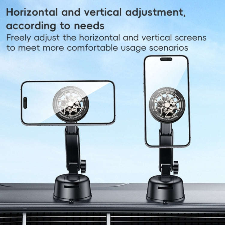 Yesido C266 Magesafe Magnetic Car Holder(Black)