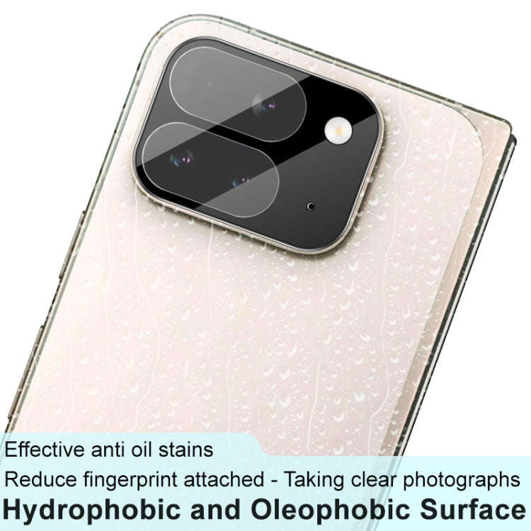 For Google Pixel 9 Pro Fold IMAK Rear Camera Lens Glass Film Black Version