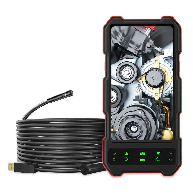 T21 4.5 inch IPS Color Screen 7.9mm Dual Camera Split Hard Cable Industrial Endoscope, Length:1m(...