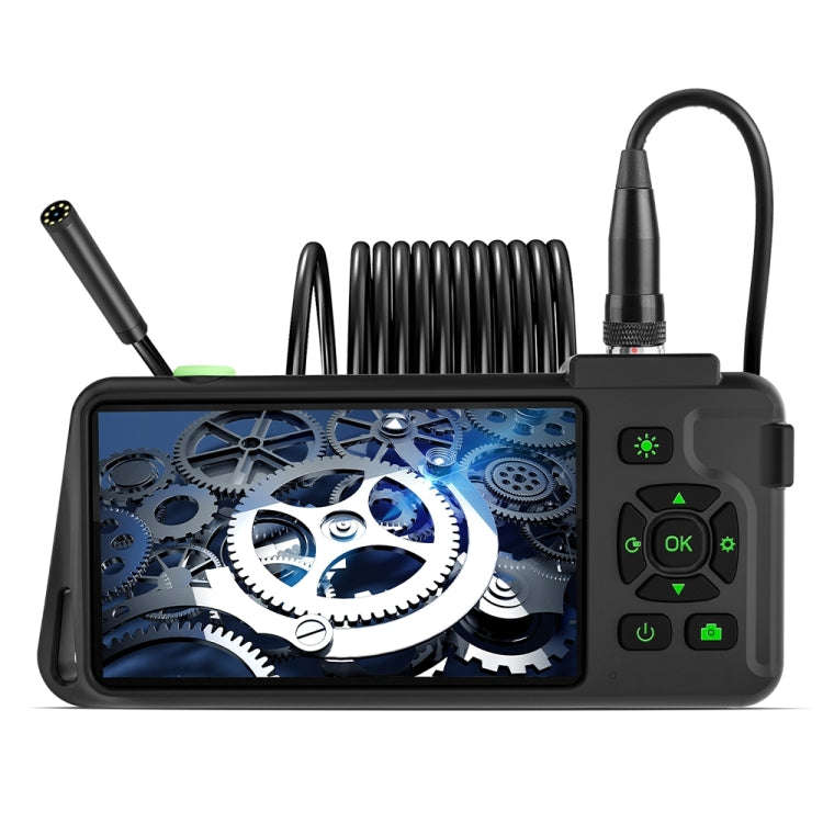 T22 4.5 inch IPS Color Screen 5.5mm Single Camera Hard Cable Industrial Endoscope, Length:1m(Blac...
