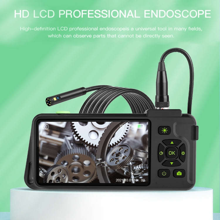 T22 4.5 inch IPS Color Screen 5.5mm Single Camera Hard Cable Industrial Endoscope, Length:3.5m(Bl...