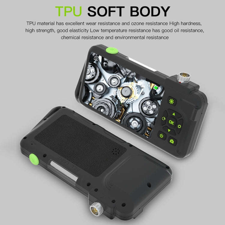 T22 4.5 inch IPS Color Screen 7.9mm Triple Camera Hard Cable Industrial Endoscope, Length:3.5m(Bl...