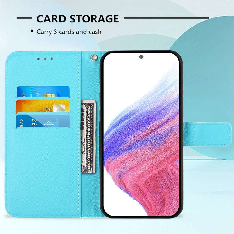 For ZTE Blade V40s 3D Painting Horizontal Flip Leather Phone Case(Color Drop Wind Chimes)
