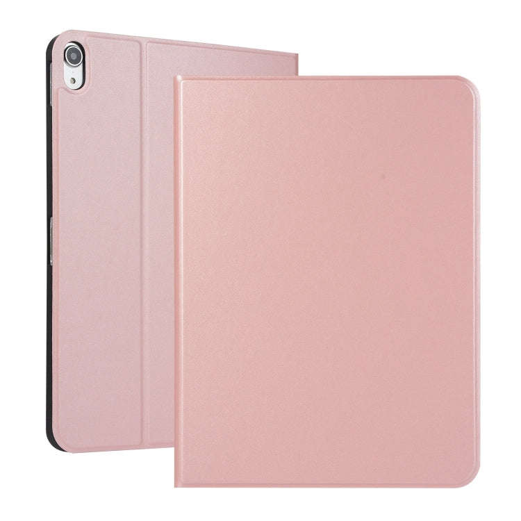 For Huawei MatePad SE 11 Voltage Elastic Leather TPU Protective Case with Holder(Rose Gold)