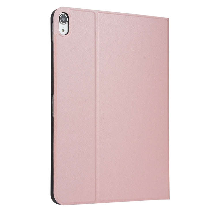 For Huawei MatePad SE 11 Voltage Elastic Leather TPU Protective Case with Holder(Rose Gold)