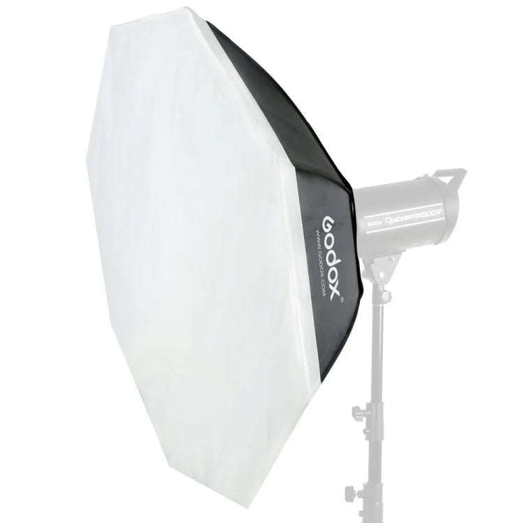 Godox Octagon Softbox Flash Speedlite Studio Photo Light Soft Box with Bowens Mount, Size:120cm
