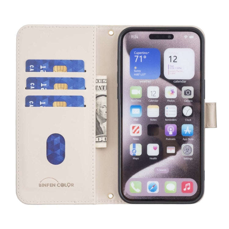 For Nokia C32 Square Texture Leather Phone Case(Beige)