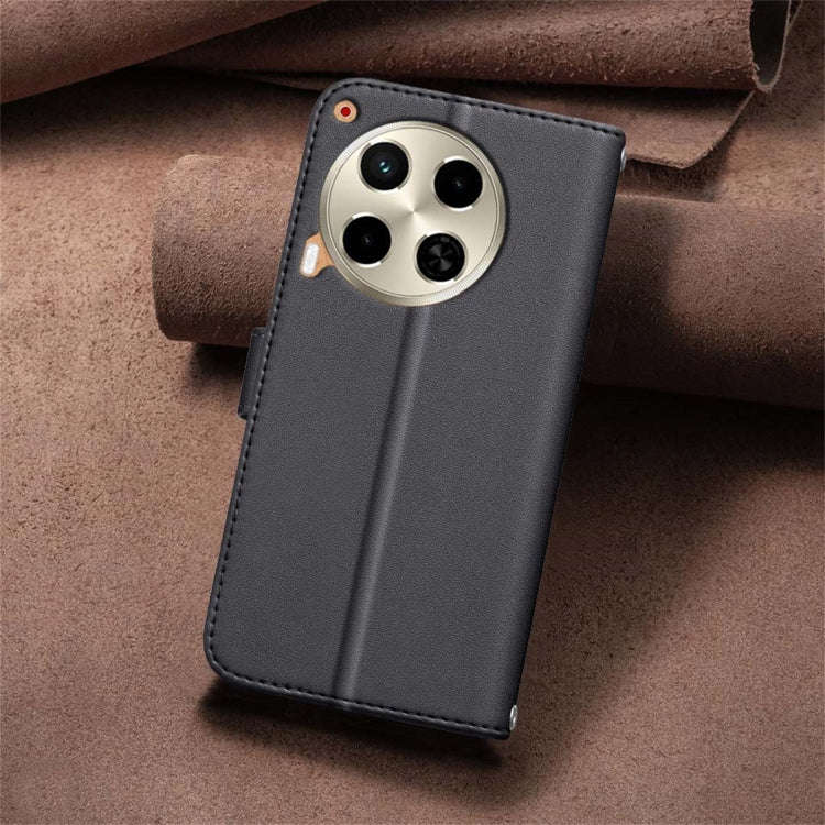 For Tecno Camon 30 5G / 4G Square Texture Leather Phone Case(Black)