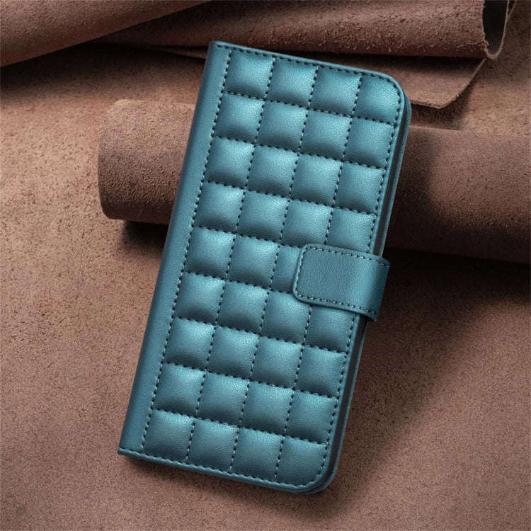 For Tecno Spark 20 Pro+ Square Texture Leather Phone Case(Green)