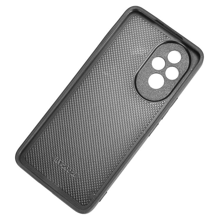 For Honor 200 Cow Pattern Sewing Card Bag Phone Case(Orange)