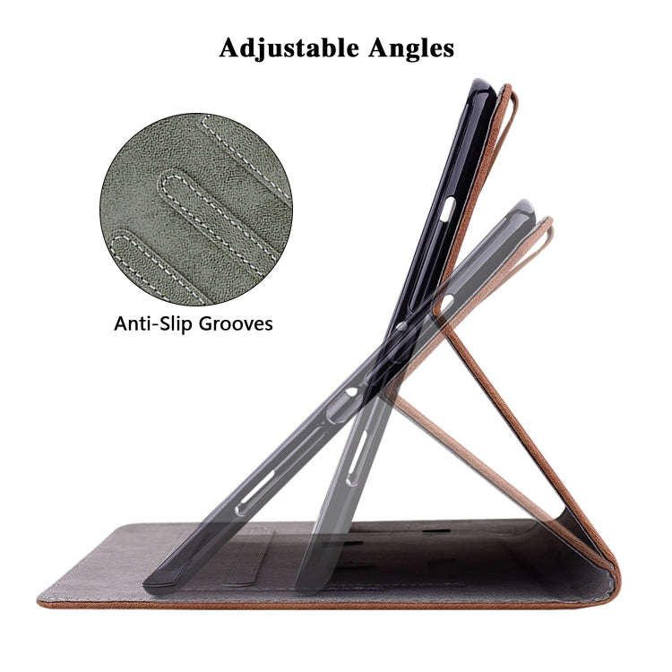 For Huawei MatePad SE 11 2024 Tiger Pattern Flip Leather Tablet Case(Brown)