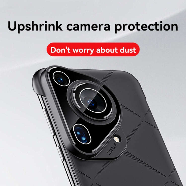 For Huawei Pura 70 Pro Borderless Upshrink Camera Protection Phone Case(Silver)