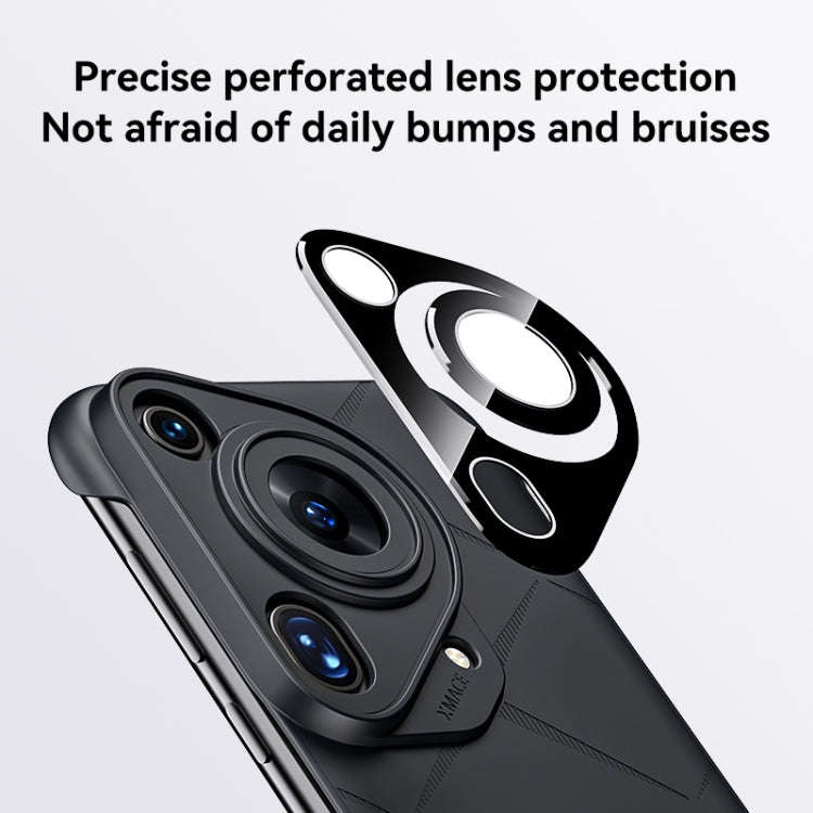 For Huawei Pura 70 Pro Borderless Upshrink Camera Protection Phone Case(Silver)