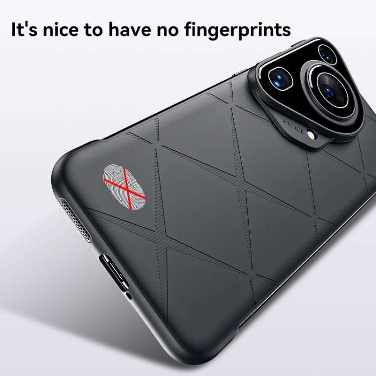 For Huawei Pura 70 Pro Borderless Upshrink Camera Protection Phone Case(Black)