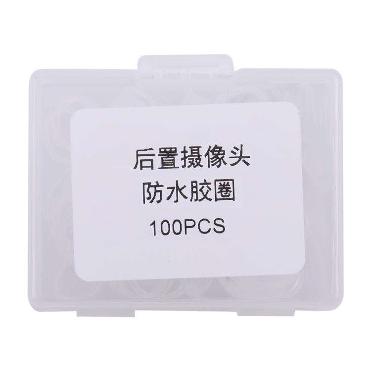 For iPhone X-17 Pro Max Rear Camera Waterproof Rubber Ring(White)