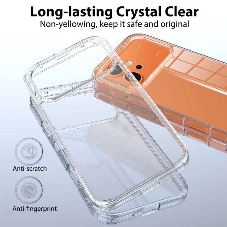 For Honor 600 / 600 Pro 5G Global Scratchproof Acrylic TPU Phone Case(Transparent)