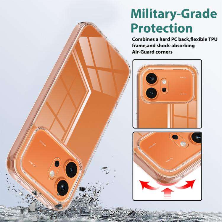 For Honor 600 / 600 Pro 5G Global Scratchproof Acrylic TPU Phone Case(Transparent)