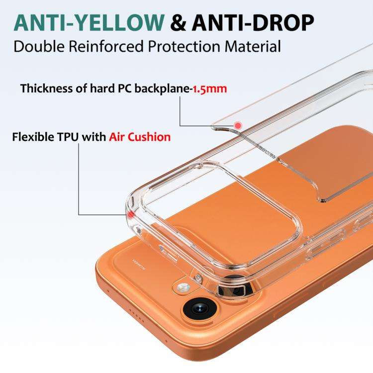 For Honor 600 / 600 Pro 5G Global Scratchproof Acrylic TPU Phone Case(Transparent)