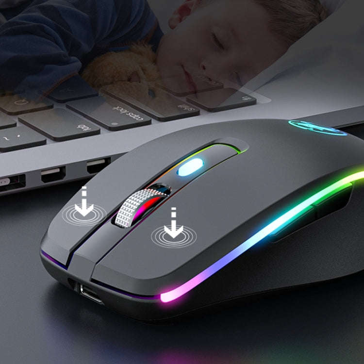 iMICE G903 Bluetooth Dual Mode 6-key Silent Wireless Gaming Mouse(Silver)
