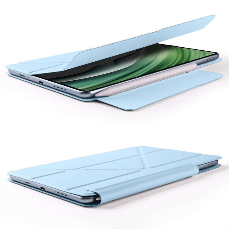 For Huawei MatePad Pro 11 2024 / 2022 Fixed Buckle Magnetic Deformation Leather Tablet Case(Ice B...
