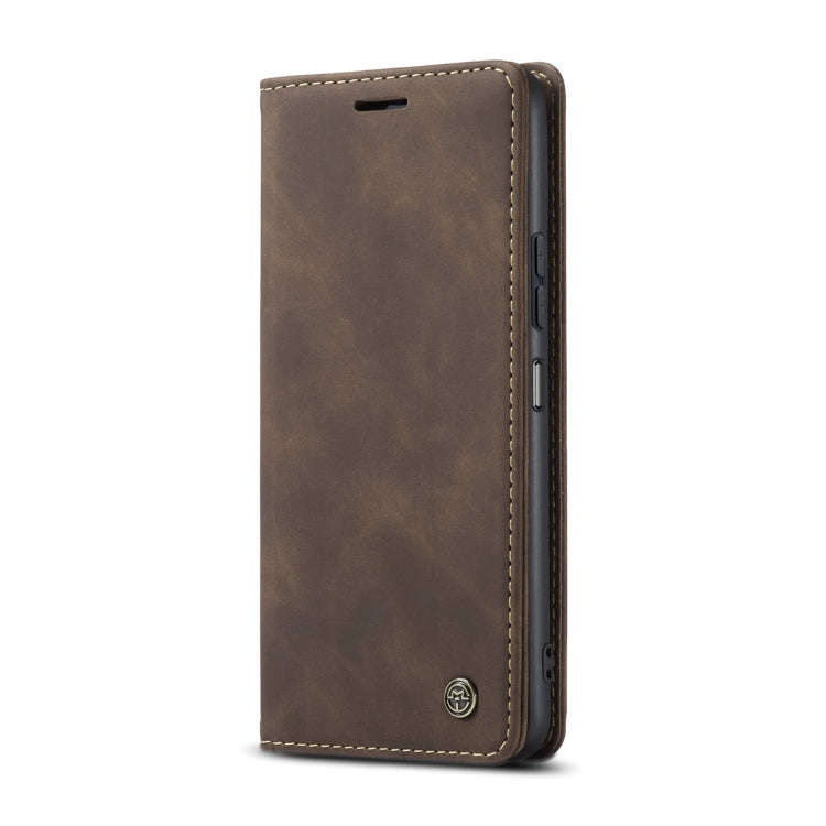 For Redmi 13 CaseMe 013 Multifunctional Horizontal Flip Leather Phone Case(Coffee)