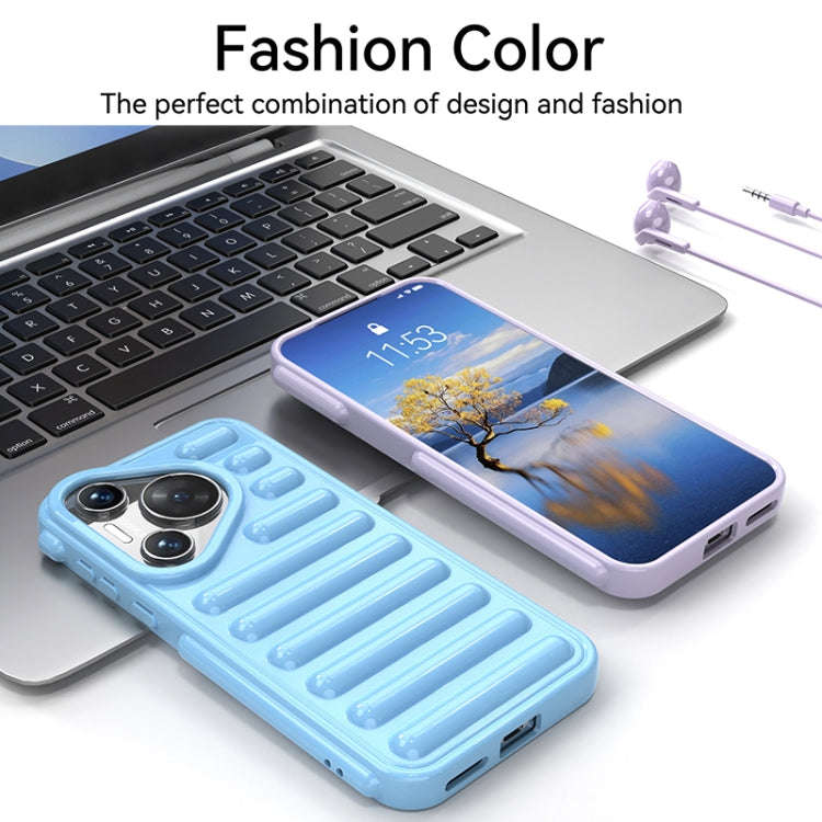 For Huawei Pura 70 Pro+ Capsule Series Candy Color TPU Phone Case(Blue)