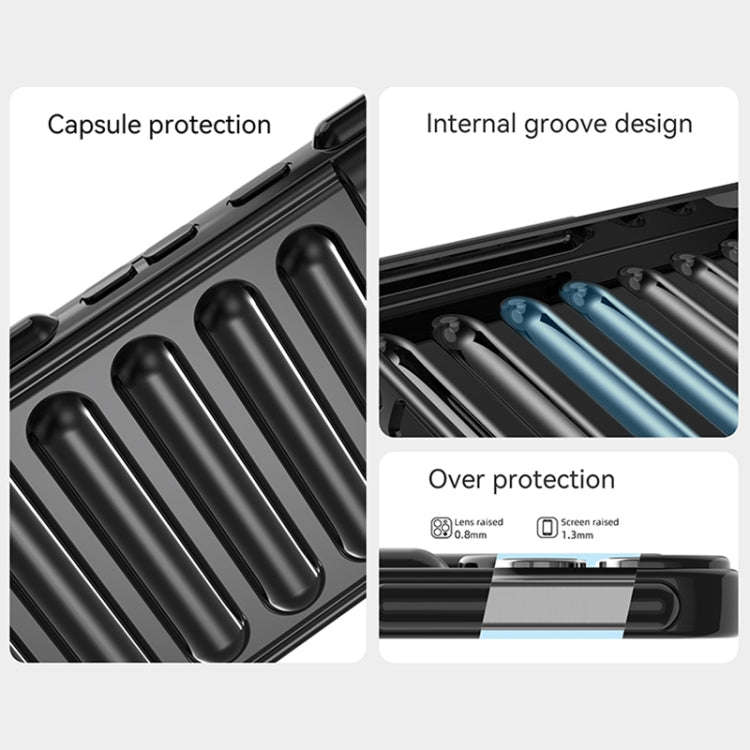For Google Pixel 8 Pro Capsule Series Candy Color TPU Phone Case(Transparent Grey)