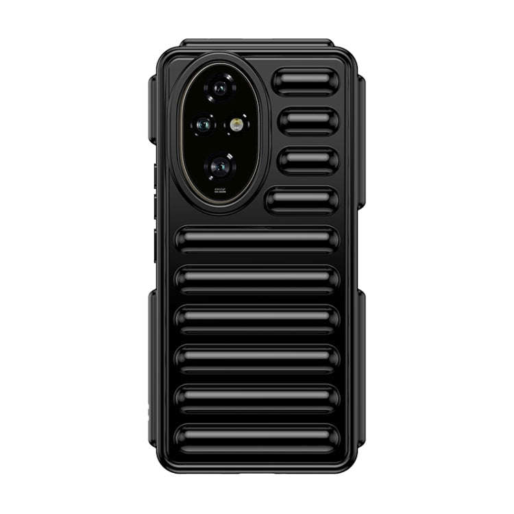 For Honor 200 Pro Capsule Series Candy Color TPU Phone Case(Black)