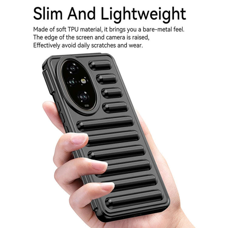 For Honor X50 Pro Capsule Series Candy Color TPU Phone Case(Black)