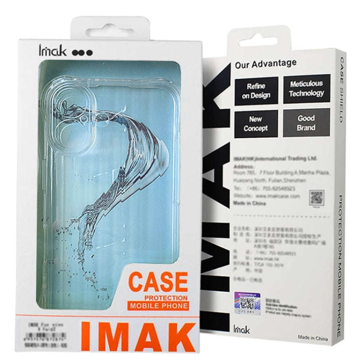 For OnePlus Nord CE4 Lite IMAK Space Shield PC + TPU Airbag Shockproof Phone Case(Transparent)