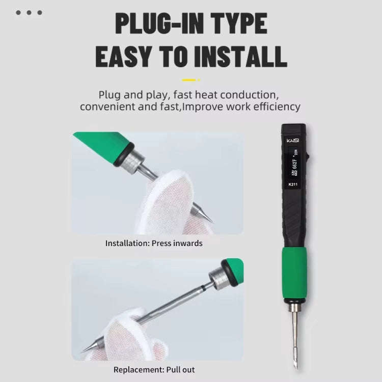 Kaisi K211 USB Portable Electric Soldering Iron with Smart Sleep