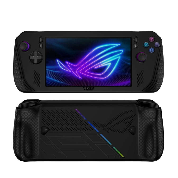 For ASUS ROG Ally X Game Console Silicone Protective Case(Black)