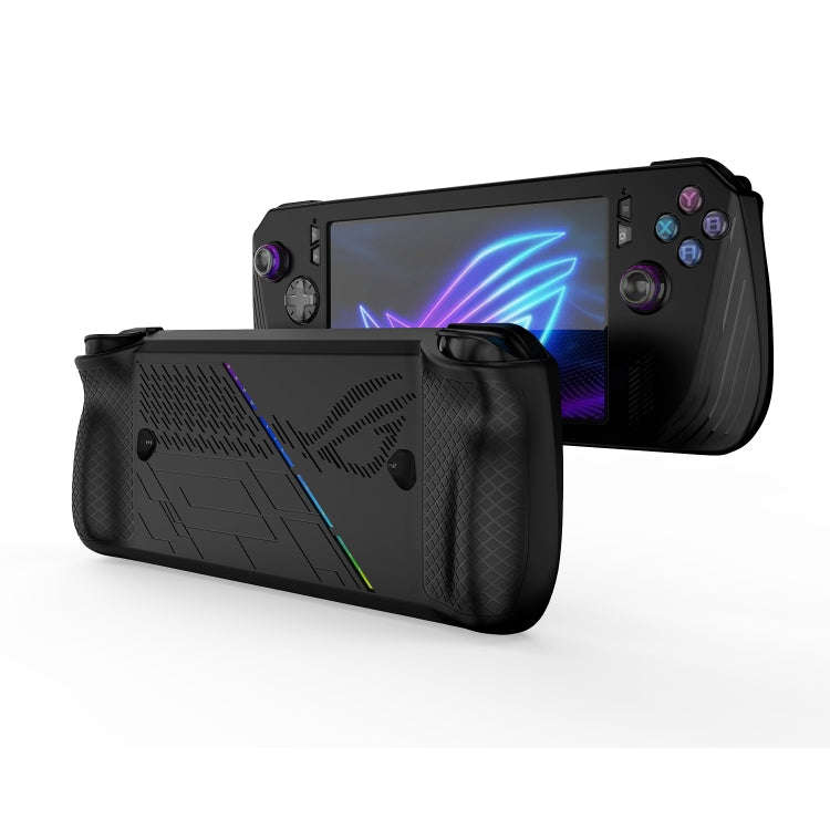For ASUS ROG Ally X Game Console Silicone Protective Case(Black)