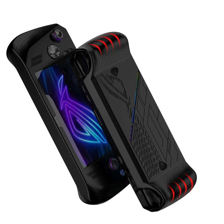 For ASUS ROG Ally X Game Console Silicone Protective Case(Black)