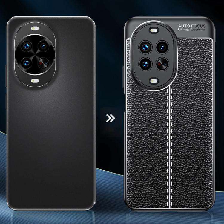 For Huawei nova 14 Ultra Litchi Texture TPU Shockproof Phone Case(Black)