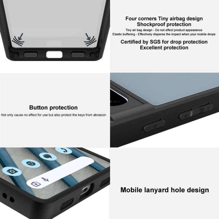 For ZTE nubia Red Magic 10 Pro imak UX-9B Series Four Corners Tiny Airbag Shockproof Phone Case(B...