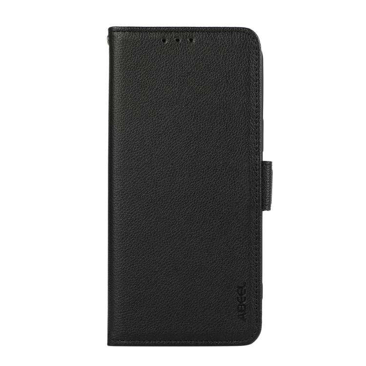 For Redmi A7 Pro 171mm/Poco C85x 5G ABEEL Side-Magnetic Litchi Pattern Leather RFID Phone Case(Bl...