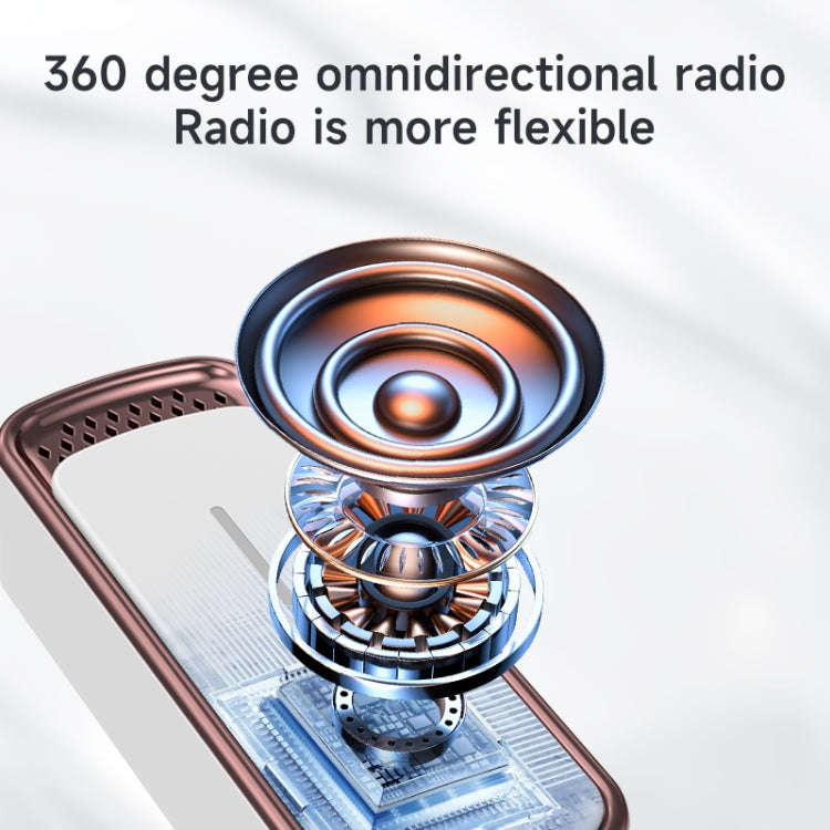 SX88 1 TX + 2 RX Smart Noise Reduction Lavalier Wireless Microphone, Specification:Type-C(Rose Gold)