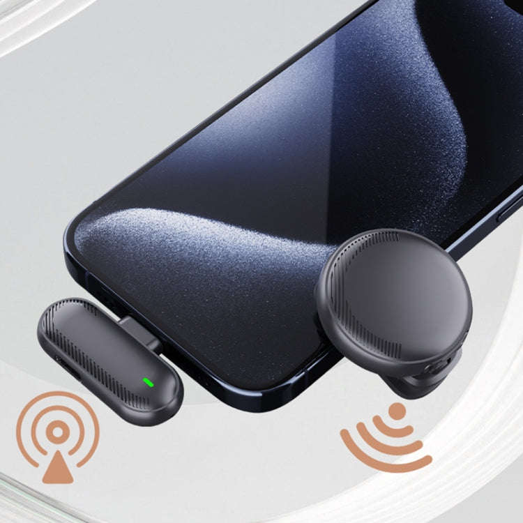 SX19 1 TX + 2 RX Smart Noise Reduction Lavalier Wireless Microphone(Type-C)